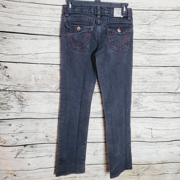 True Religion Ricky Relaxed Straight Jeans Size 12 - Picture 4 of 11